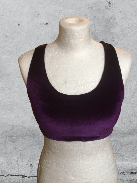 Bralette „Tina“ Samt - lila