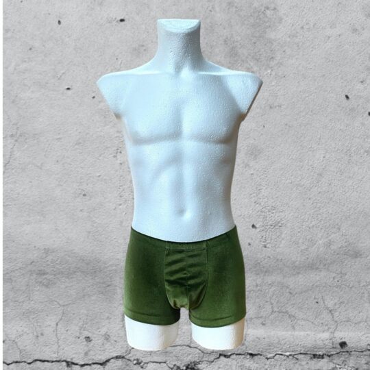 Boxershorts „Philipp“ Samt - waldgrün