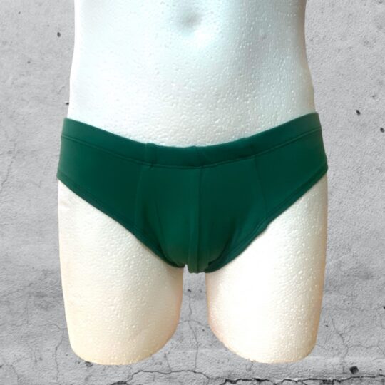 Slip „Achim“ Baumwolljersey - tannengrün