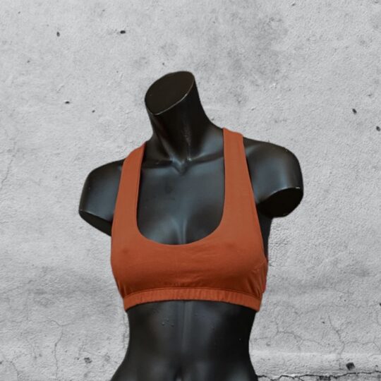Bralette „Eva“ Baumwolljersey - terrakotta