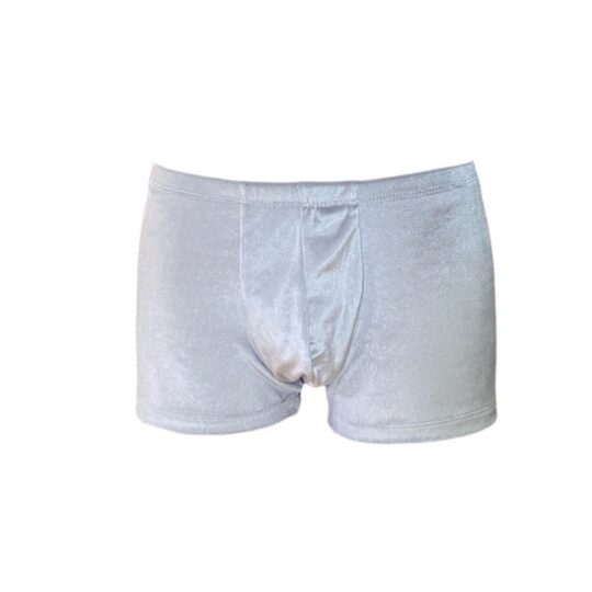 Samt Boxershort aus Silernem Samt
